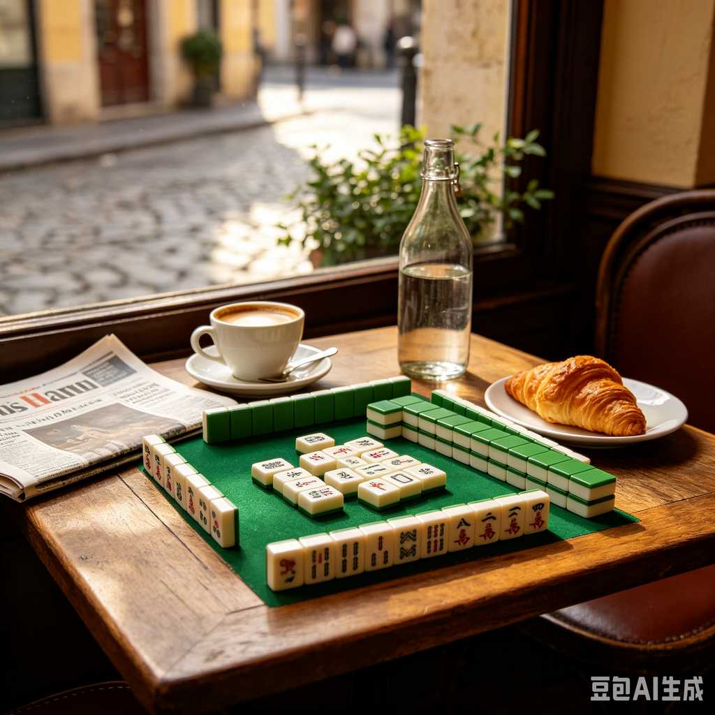 modern color mahjong tiles