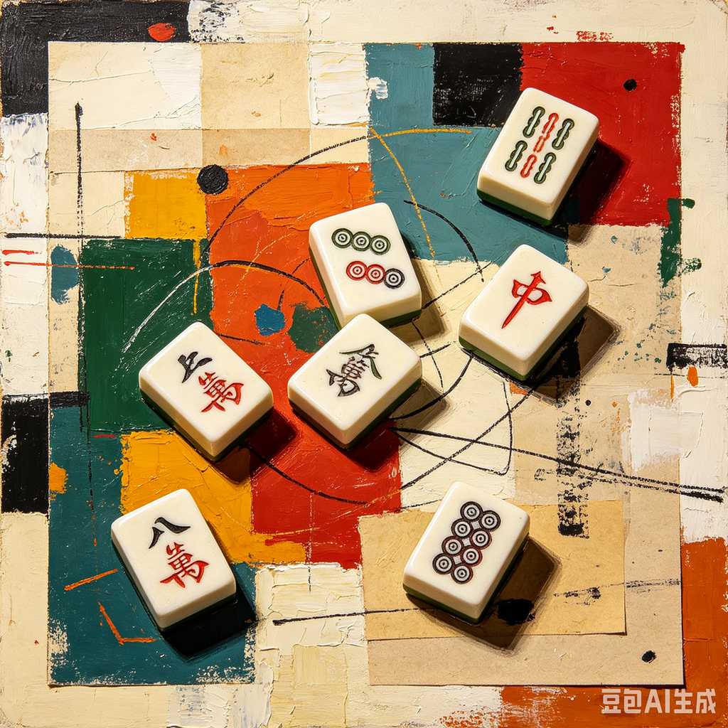 multi color mahjong set custom